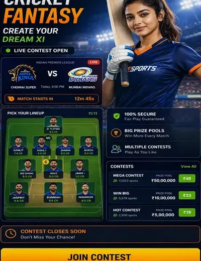 Bons (bons casino) fantasy cricket & matchday visual 3
